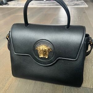 Versace La Medusa Black Handbag